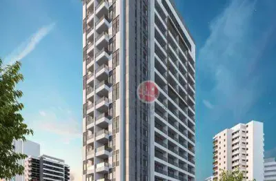 Apartamento com 1 dormitório à venda, 37 m² por r$ 540.000,00 - meireles - fortaleza/ce