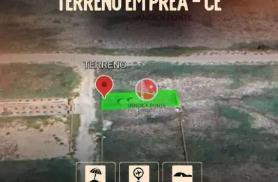 Terreno à venda, 300 m² por r$ 300.000,00 - praia do prea - cruz/ce
