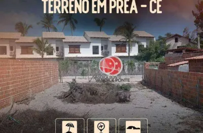 Terreno à venda, 320 m² por r$ 150.000,00 - praia do prea - cruz/ce