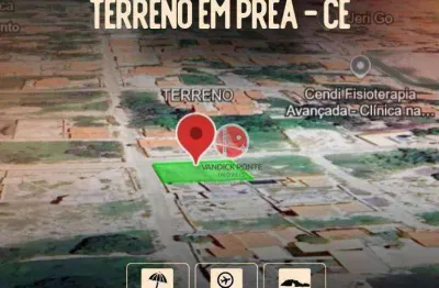 Terreno à venda, 419 m² por r$ 380.000,00 - praia do prea - cruz/ce
