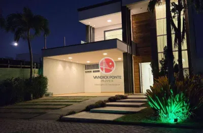 Casa com 4 dormitórios para alugar, 235 m² por r$ 13.900,00/mês - bairro cidade alpha - eusébio/ce