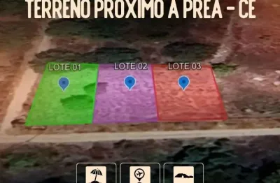 Terreno à venda no Preá, Cruz 