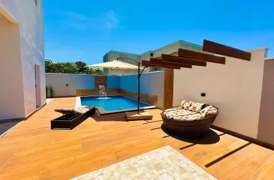 Casa alto padrão no residencial bosque três marias - peruíbe