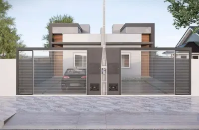 Casa geminada à venda em joinville-sc, bairro são marcos! 2 quartos, 1 suíte, 2 salas, 1 banheiro, 1 vaga de garagem.