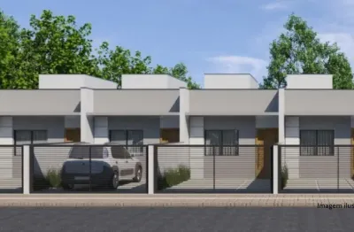 Casa com 2 quartos e garagem na nova brasília, joinville-sc: 55m² de conforto e praticidade.