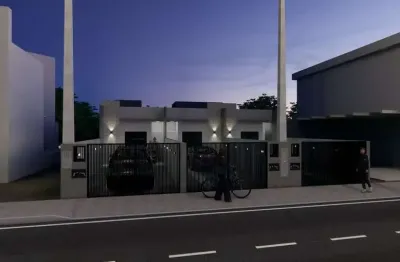 Casa à venda em joinville-sc, jardim paraíso: 2 quartos, 2 salas, 1 banheiro, 2 vagas, 48,15m²!