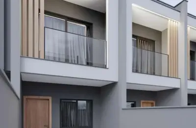 Sobrado geminado a venda em joinville-sc: 2 quartos, 2 suítes, 2 salas, 3 banheiros, 1 vaga de garagem, 77,02m² na floresta. imperdível!