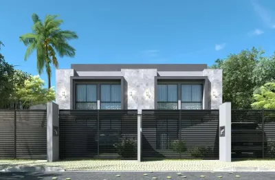 Sobrado geminado à venda em joinville-sc, morro do meio: 2 quartos, 2 salas, 2 banheiros, 2 vagas na garagem!