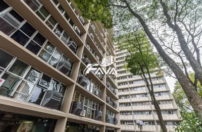 Apartamento 1 quarto, au: 46,50m², ed josé conrado riedel, centro cívico, curitiba/pr