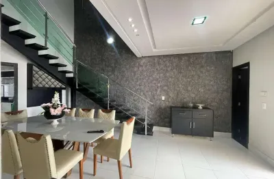 Sobrado no jardim atlântico 3 suítes 190m² churrasqueira e 04 vagas de garagem