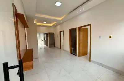 Casa nova 3 quartos com suíte e área gourmet – santa fé 1 | goiânia