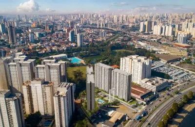 Apartamento 02 dormitorios com vaga e varanda - parque são jorge