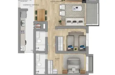 Apartamento com 3 quartos à venda no Centro, Canela 