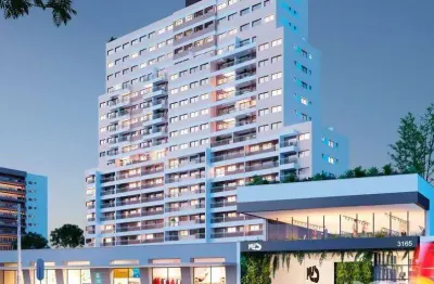 Apartamento com 1 dormitório à venda, 34 m² por r$ 375.000,00 - água verde - curitiba/pr