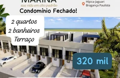 Hípica Jaguari Sobrado em Condomínio com 2 quartos, 2 banheiros e 1 vaga