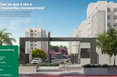 Vendo apto. em construção na colonia japonesa, sua entrada e documentação  parcelada.