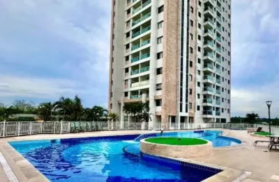 Cond. acquarelle– semi mobiliado, climatizado, 3 quartos sendo 1 suíte, varanda...