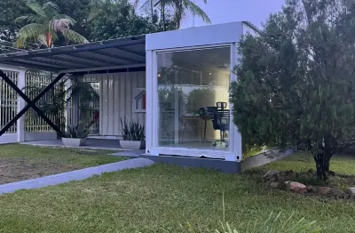 Sala comercial container, climatizada (incluso energia, IPTU, água) - no Morada do Sol.