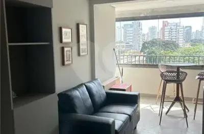 Apartamento mobiliado para alugar em moema, em condomínio-clube