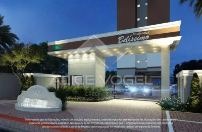 Apartamento em itajaí, com 03 dormitórios, 01 vaga de garagem,  sacada e churrasqueira à carvão