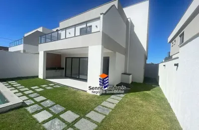 Casas 4 quartos (2 suítes) e piscina no cond. arquipélago de manguinhos