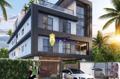 Apartamento com área externa em jardim cidade universitária - bancários, joão pessoa/pb de 3 quartos