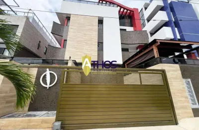Apartamento com área externa em bancários, joão pessoa/pb