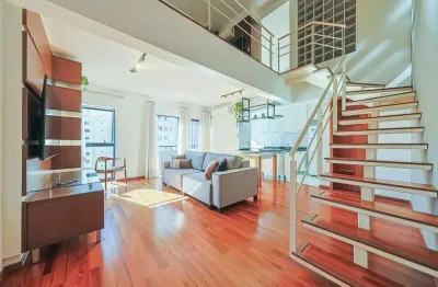 Loft para alugar em bigorrilho de 82.00m² com 1 quarto, 1 suite e 2 garagens