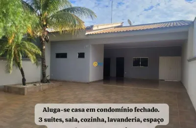 Casa de condomínio para alugar em residencial veneza de 150.00m² com 3 quartos, 3 suites e 4 garagens