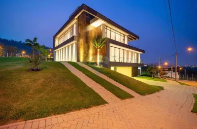 Casa de condomínio para venda em residencial ibi-aram de 405.00m² com 4 quartos, 4 suites e 6 garagens
