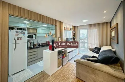 Apartamento para alugar em vila galvão de 46.00m² com 2 quartos e 1 garagem