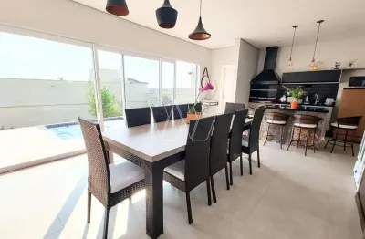 Casa de condomínio para venda em loteamento caminhos de são conrado (sousas) de 201.00m² com 3 quartos, 1 suite e 4 garagens