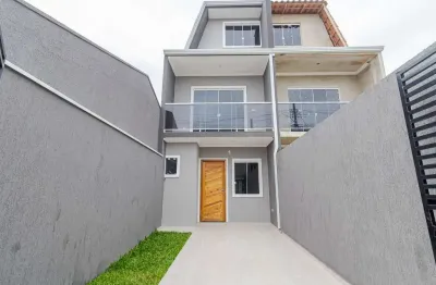 Sobrado para venda em umbará de 114.00m² com 3 quartos e 2 garagens
