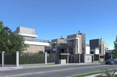 Casa de condomínio para venda em santa felicidade de 206.00m² com 3 quartos, 3 suites e 2 garagens