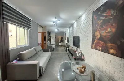 Cobertura para venda em jardim stella de 114.00m² com 3 quartos, 1 suite e 1 garagem