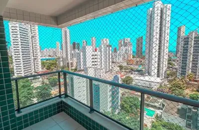 Apartamento para venda em boa viagem de 137.00m² com 4 quartos, 4 suites e 2 garagens