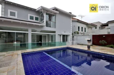 Casa de condomínio para venda e aluguel em morada das flores (aldeia da serra) de 407.00m² com 4 quartos e 4 suites