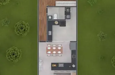 Casa para venda em residencial ouro verde de 110.00m² com 3 quartos, 1 suite e 2 garagens