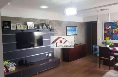 Apartamento para venda em vila valparaíso de 105.00m² com 3 quartos, 1 suite e 2 garagens