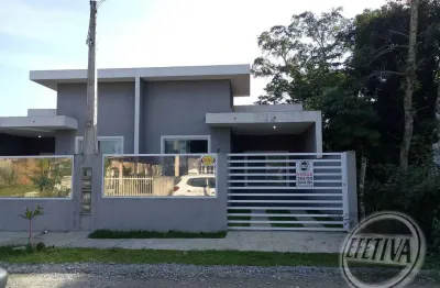Casa para venda em matinhos de 84.00m² com 2 quartos, 1 suite e 2 garagens