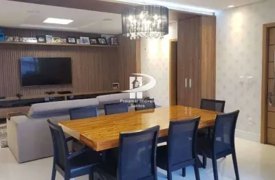Apartamento para venda em embaré de 171.00m² com 3 quartos, 3 suites e 2 garagens