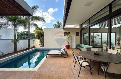Casa de condomínio para venda em condomínio residencial village vert de 362.60m² com 3 quartos, 3 suites e 4 garagens
