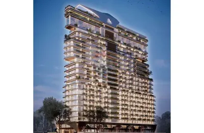 Studio para venda em água verde de 20.20m² com 1 quarto e 1 suite
