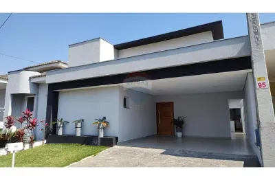 Casa de condomínio para venda em loteamento dinorá rosa de 130.00m² com 3 quartos, 1 suite e 2 garagens