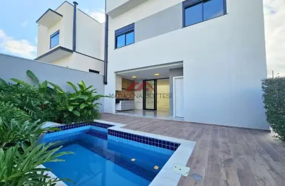 Casa de condomínio para venda em cézar de souza de 202.00m² com 3 quartos, 3 suites e 4 garagens