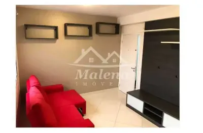 Apartamento para venda em tamboré de 72.00m² com 3 quartos, 1 suite e 2 garagens