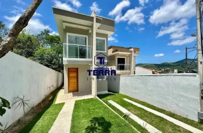 Casa para venda em maria paula de 74.00m² com 2 quartos, 2 suites e 1 garagem