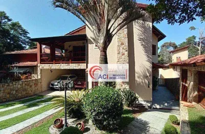 Casa de condomínio para venda em granja viana de 680.00m² com 4 quartos, 2 suites e 4 garagens