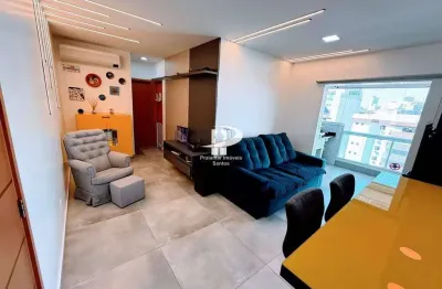 Apartamento para venda em gonzaga de 75.00m² com 2 quartos, 1 suite e 2 garagens