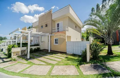 Casa de condomínio para venda em paisagem renoir de 154.00m² com 3 quartos, 1 suite e 2 garagens
